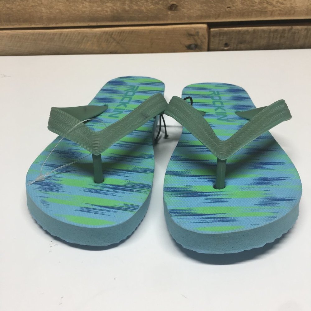 New RockIn Flip Flops Size 12